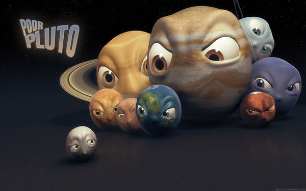 Pianeti arrabbiati con Plutone