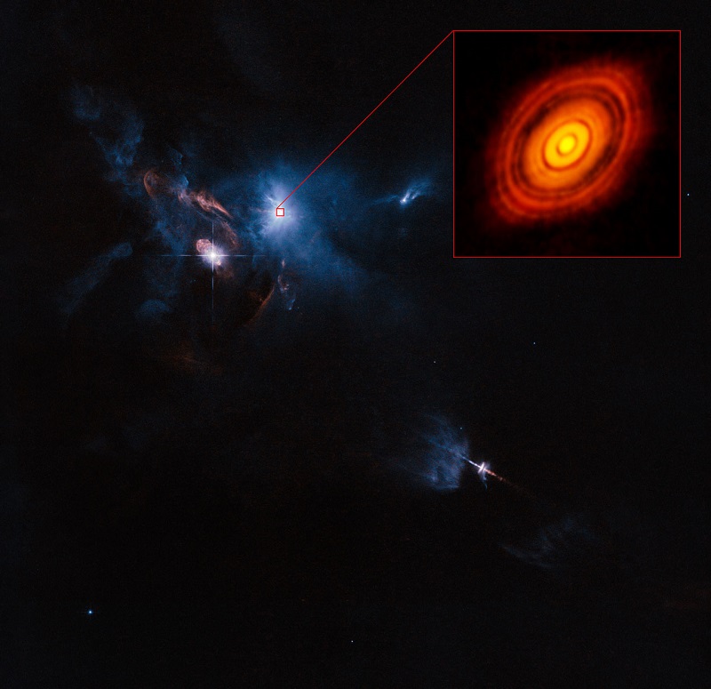 ESO: immagine di HL Tau. Credit ALMA ESO: immagine di HL Tau. Credit ALMA