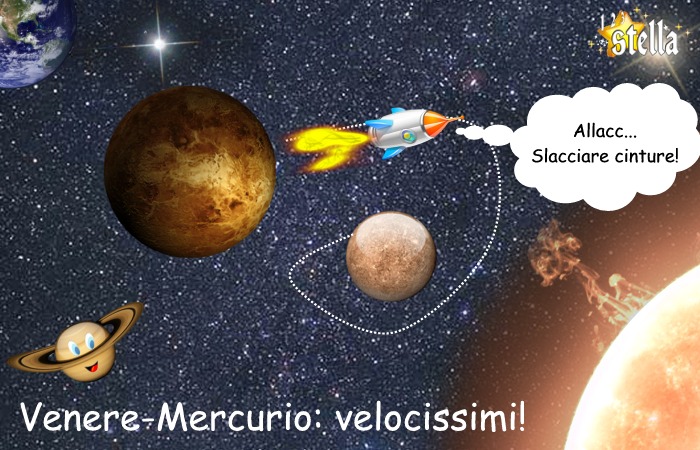Il viaggio su Mercurio partendo da Venere: davvero un viaggio breve