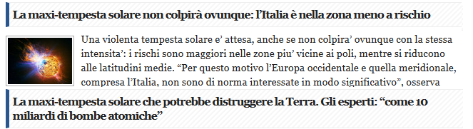 Ancora titoli sulla fine del mondo Ancora titoli sulla fine del mondo