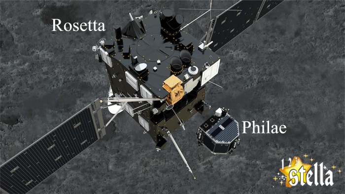 Rosetta e Philae, una visione artistica Rosetta e Philae, una visione artistica