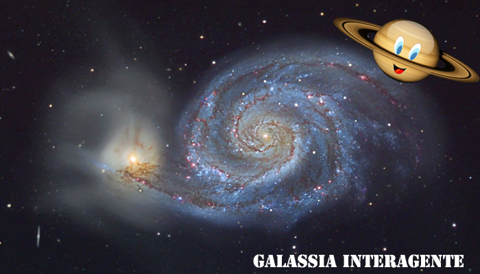 M51, una galassia interagente